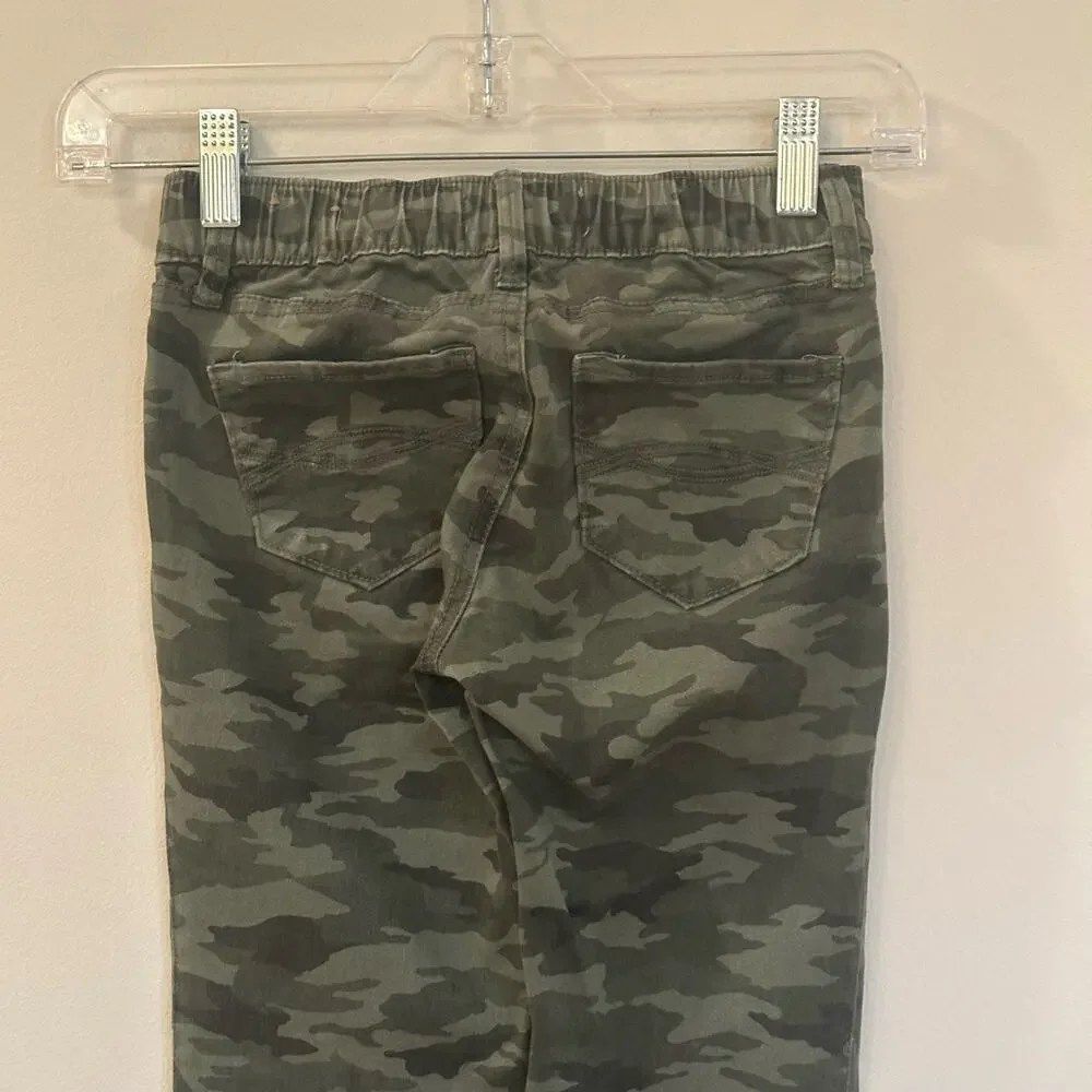Abercrombie Kids Pull-On Jean sz 9/10 SLIM Army Fatigue Pants
